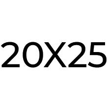 20cm X 25cm