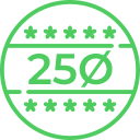 Diametru 25mm - Green Print