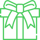 Ambalaje decorative - Green Print