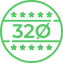 Diametru 32mm - Green Print