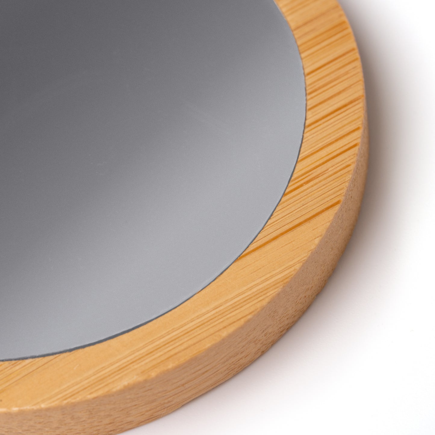 Oglinda de buzunar din lemn bambus ES1487S129 - Green Print