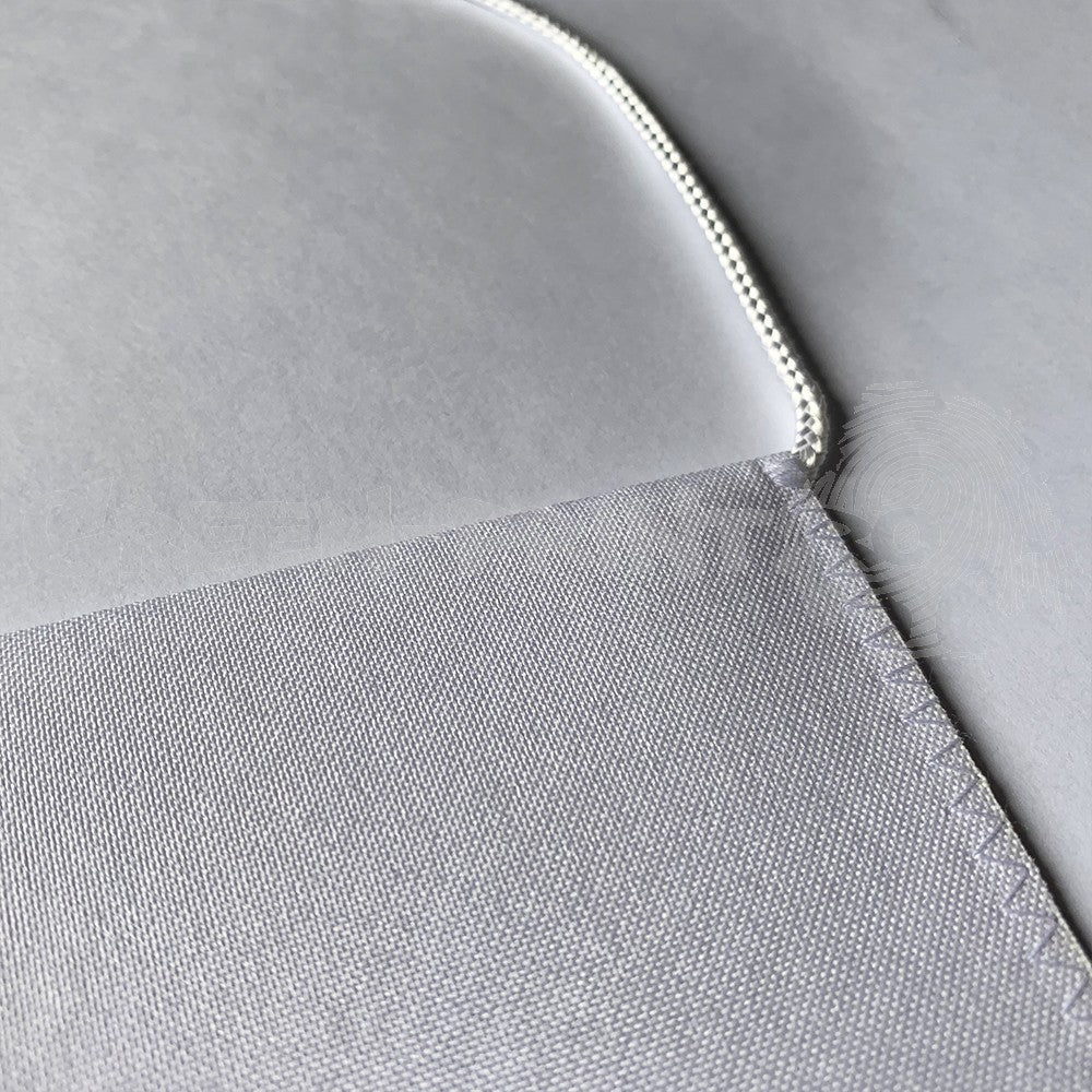 Sublimatable rectangular pennant with tip
