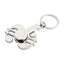 Breloc metalic cu spinner sublimabil - DOLLAR