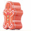 Metal box in the shape of a gingerbread man