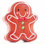 Metal box in the shape of a gingerbread man