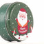 Cutie metalica rotunda verde cu model Mos Craciun XM724624 - Green Print