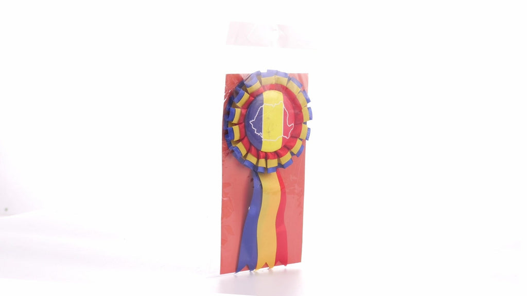 Tricolor Cockade Badge ROMANIA