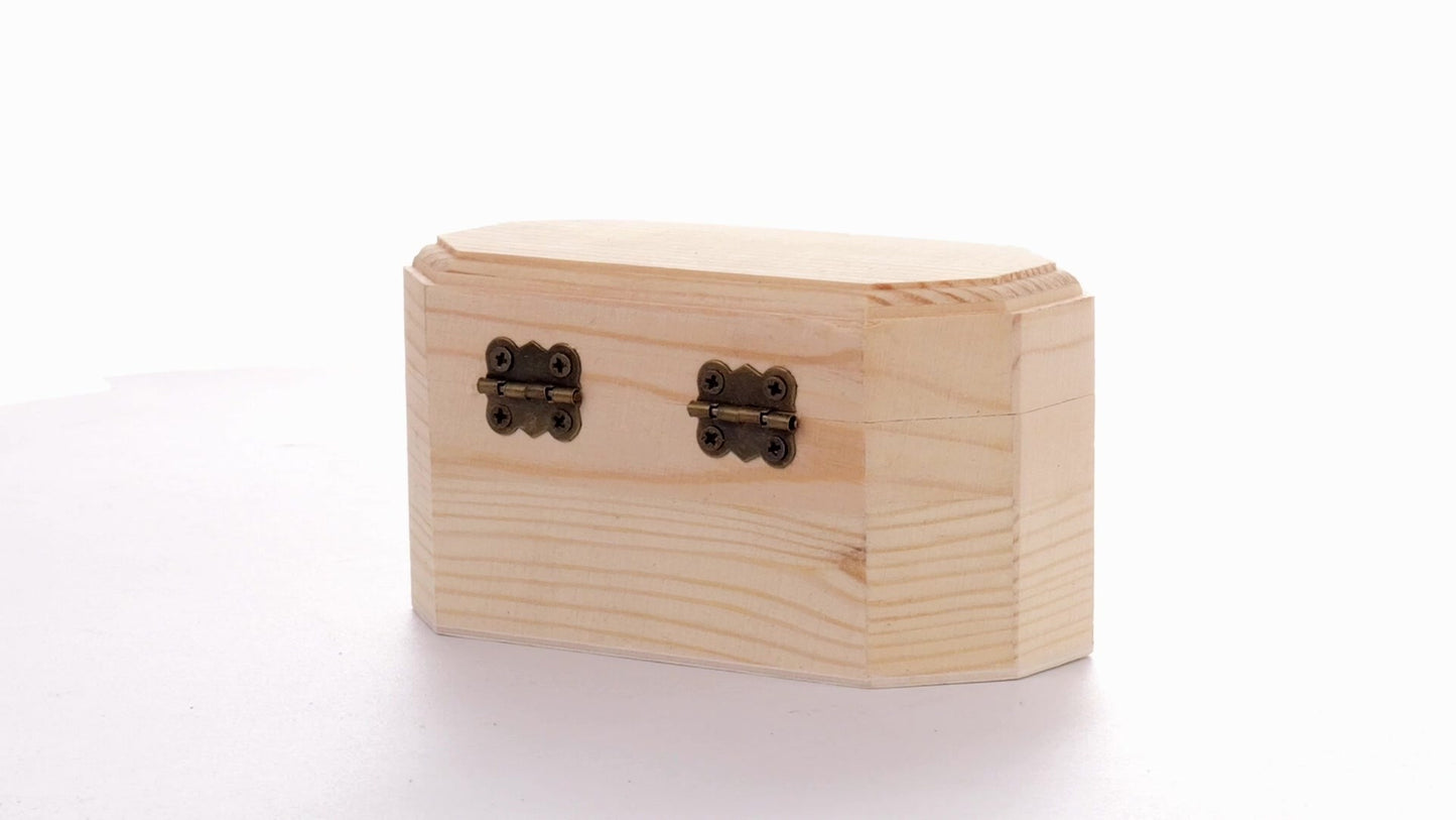 Дървена кутия CHEST 12x6x6