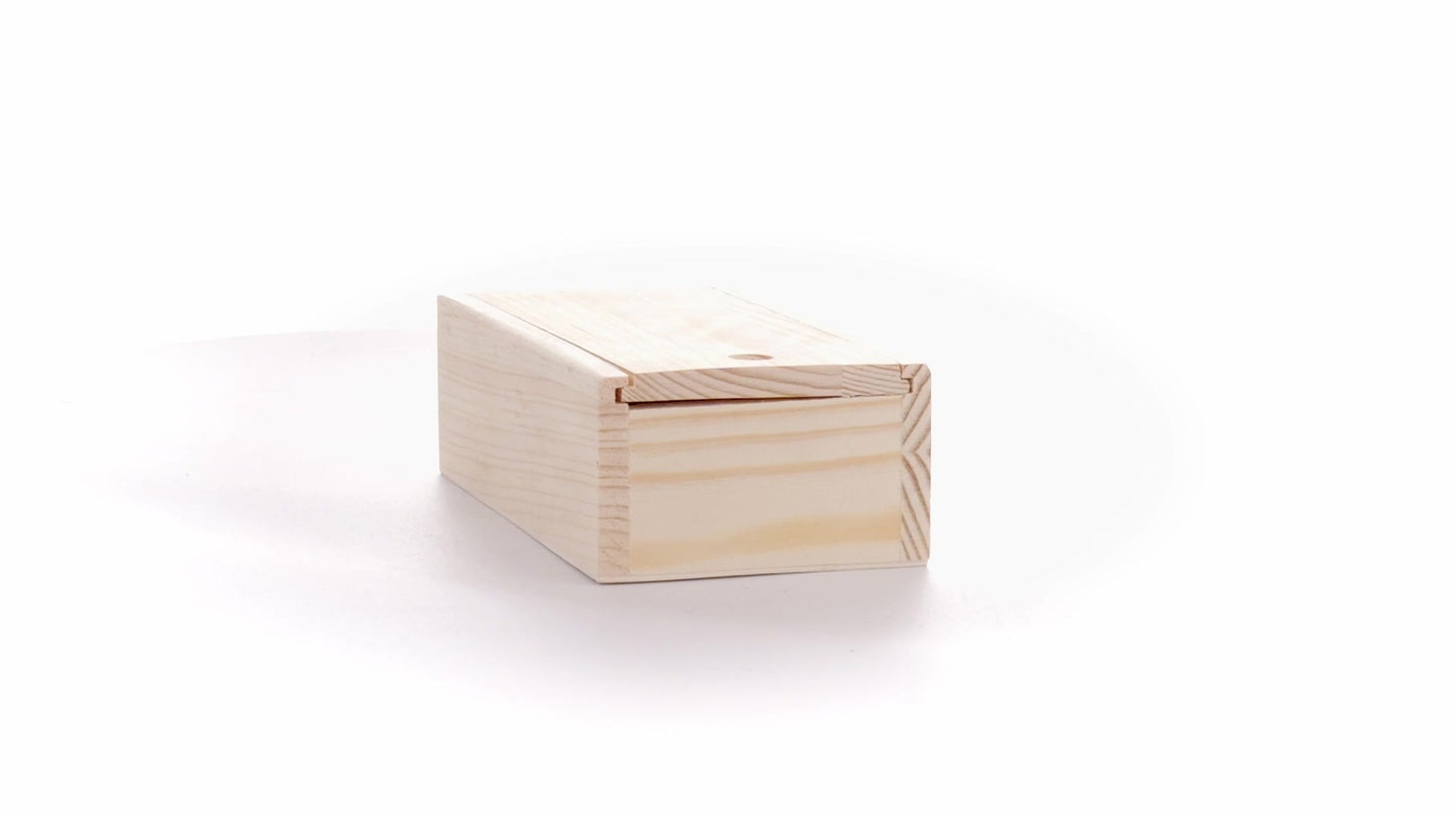 Wooden box SLIDE 15x7x5