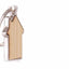 Breloc gravabil casa lemn+metal KO1148S129 - Green Print