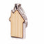 Breloc gravabil casa lemn+metal KO1148S129 - Green Print