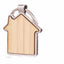 Breloc gravabil casa lemn+metal KO1148S129 - Green Print