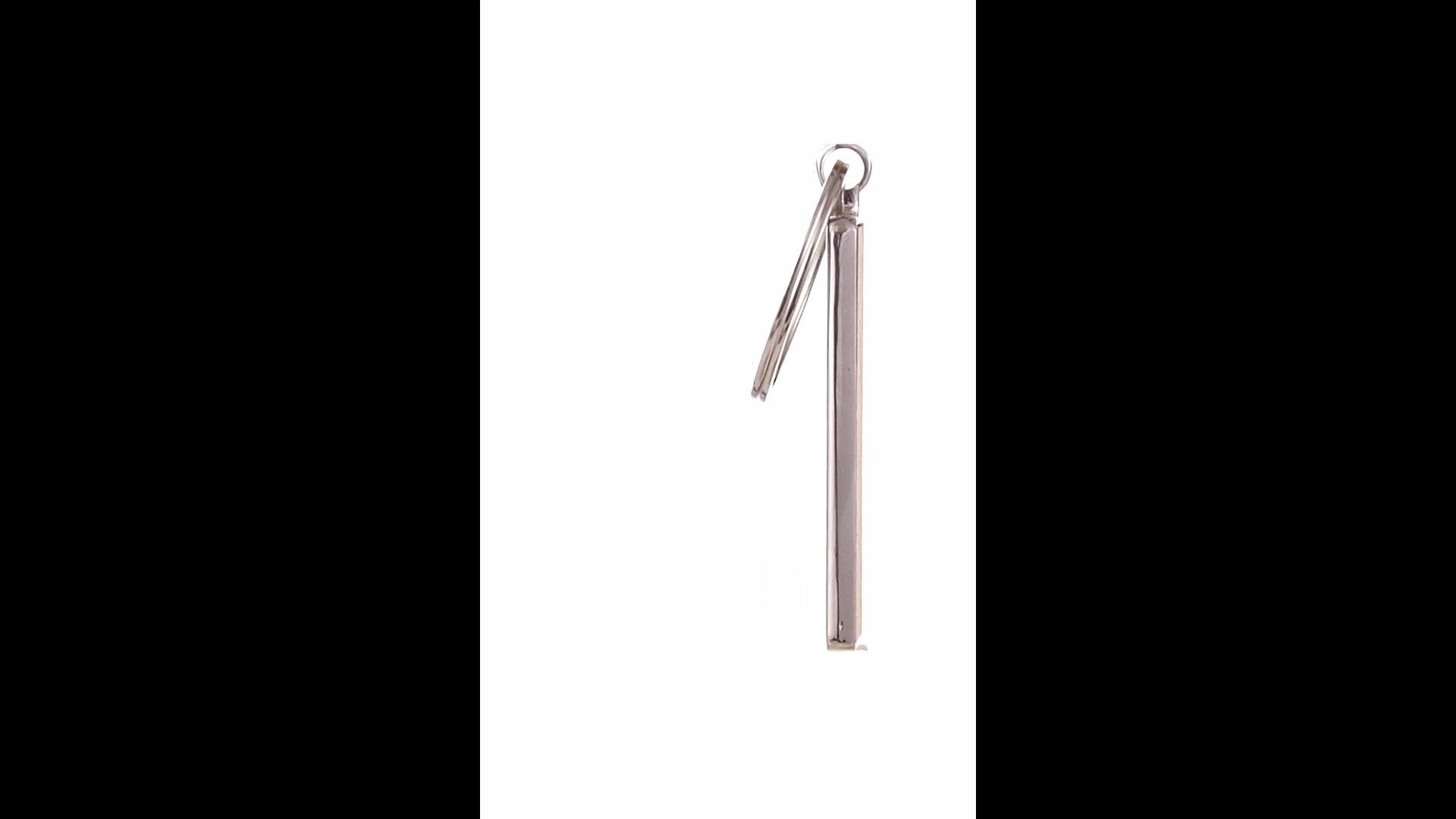 Breloc gravabil dreptunghi 5x3 lemn+metal KO1147S1981 - Green Print