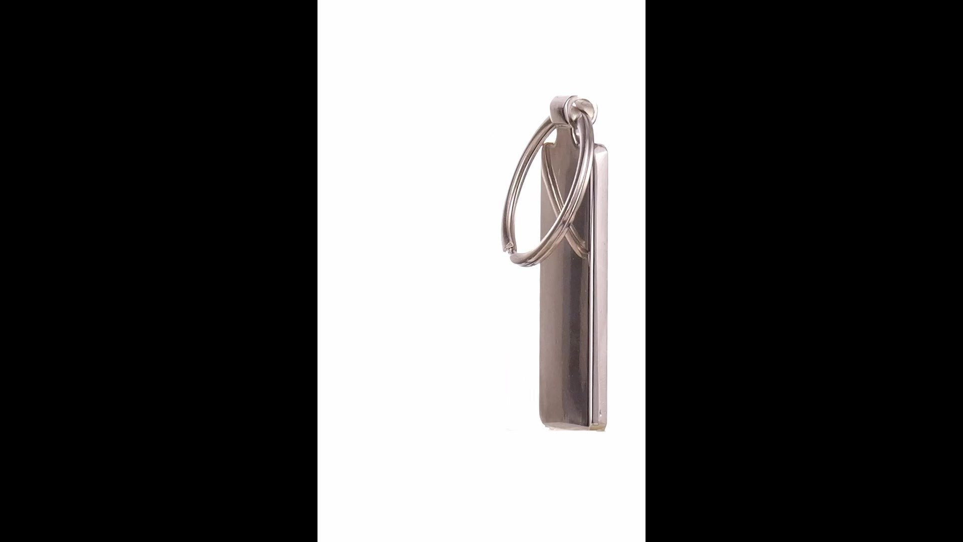 Breloc gravabil dreptunghi 5x3 lemn+metal KO1147S1981 - Green Print