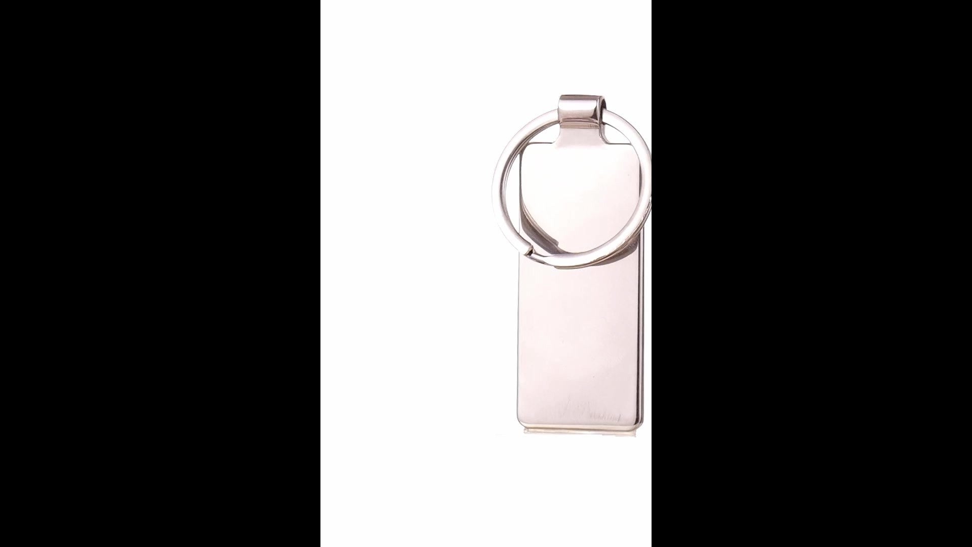 Breloc gravabil dreptunghi 5x3 lemn+metal KO1147S1981 - Green Print