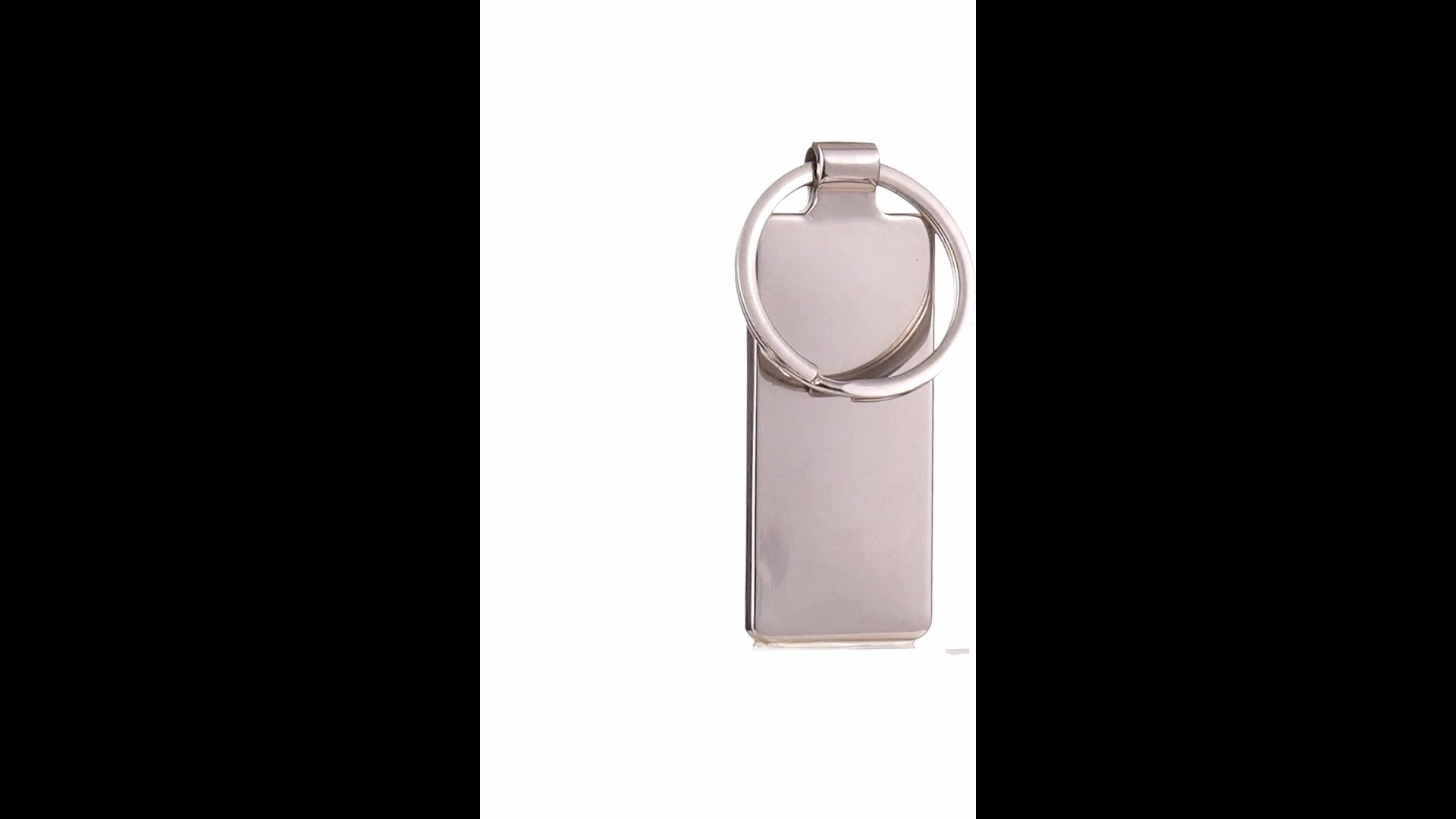 Breloc gravabil dreptunghi 5x3 lemn+metal KO1147S1981 - Green Print