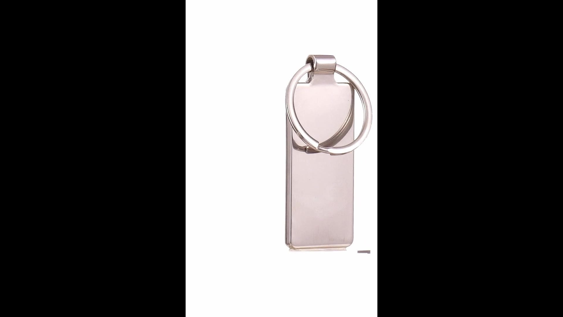 Breloc gravabil dreptunghi 5x3 lemn+metal KO1147S1981 - Green Print