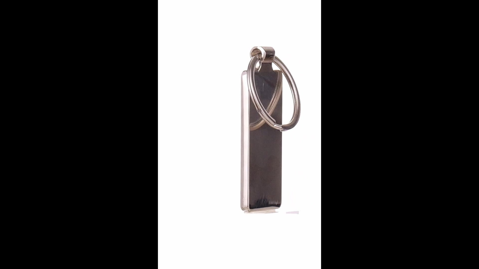 Breloc gravabil dreptunghi 5x3 lemn+metal KO1147S1981 - Green Print