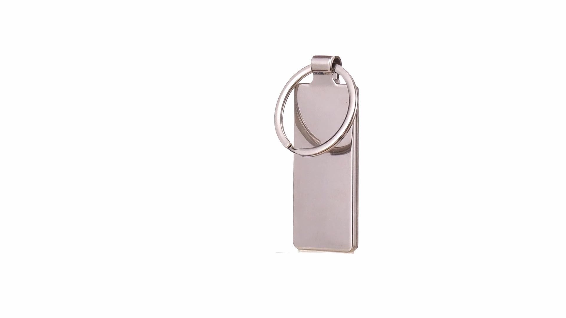 Breloc gravabil dreptunghi 5x3 lemn+metal KO1147S1981 - Green Print