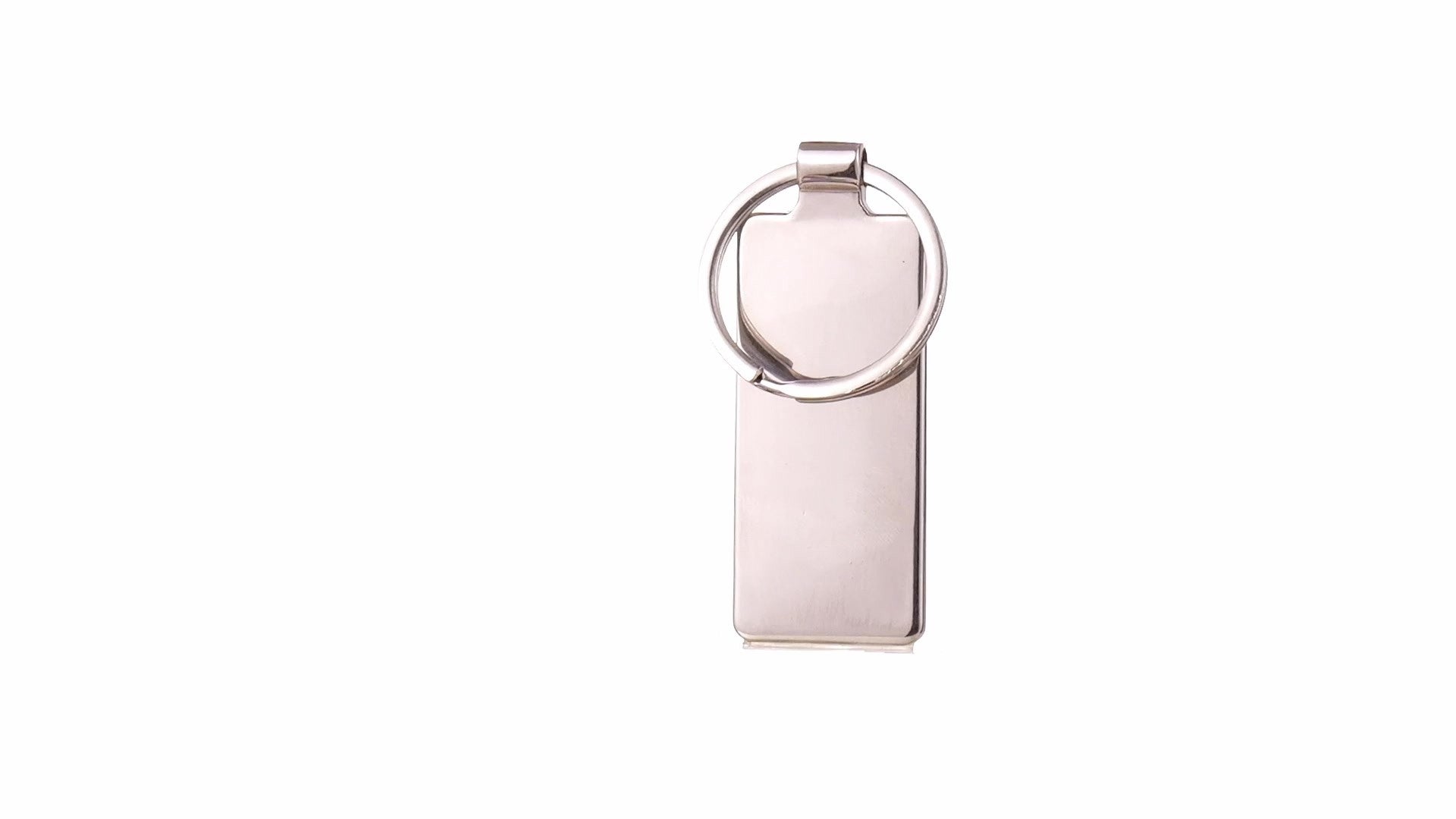 Breloc gravabil dreptunghi 5x3 lemn+metal KO1147S1981 - Green Print