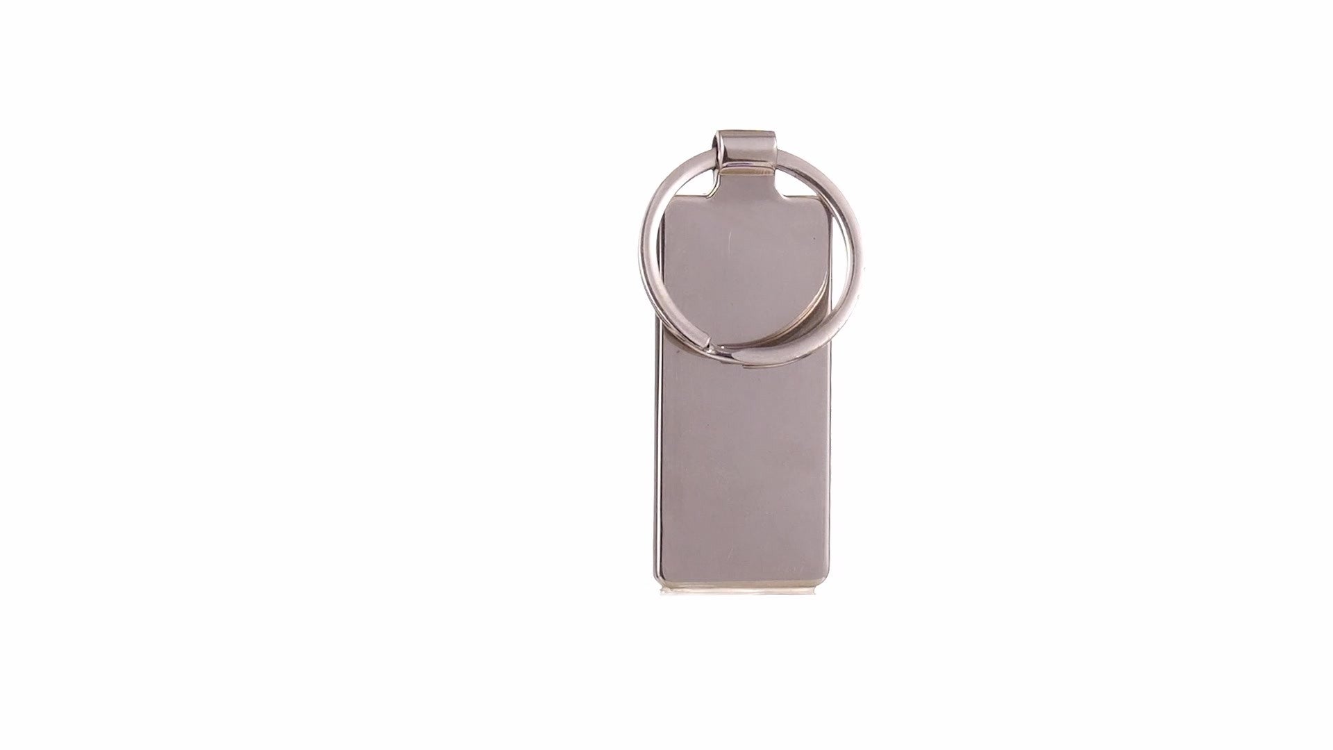 Breloc gravabil dreptunghi 5x3 lemn+metal KO1147S1981 - Green Print