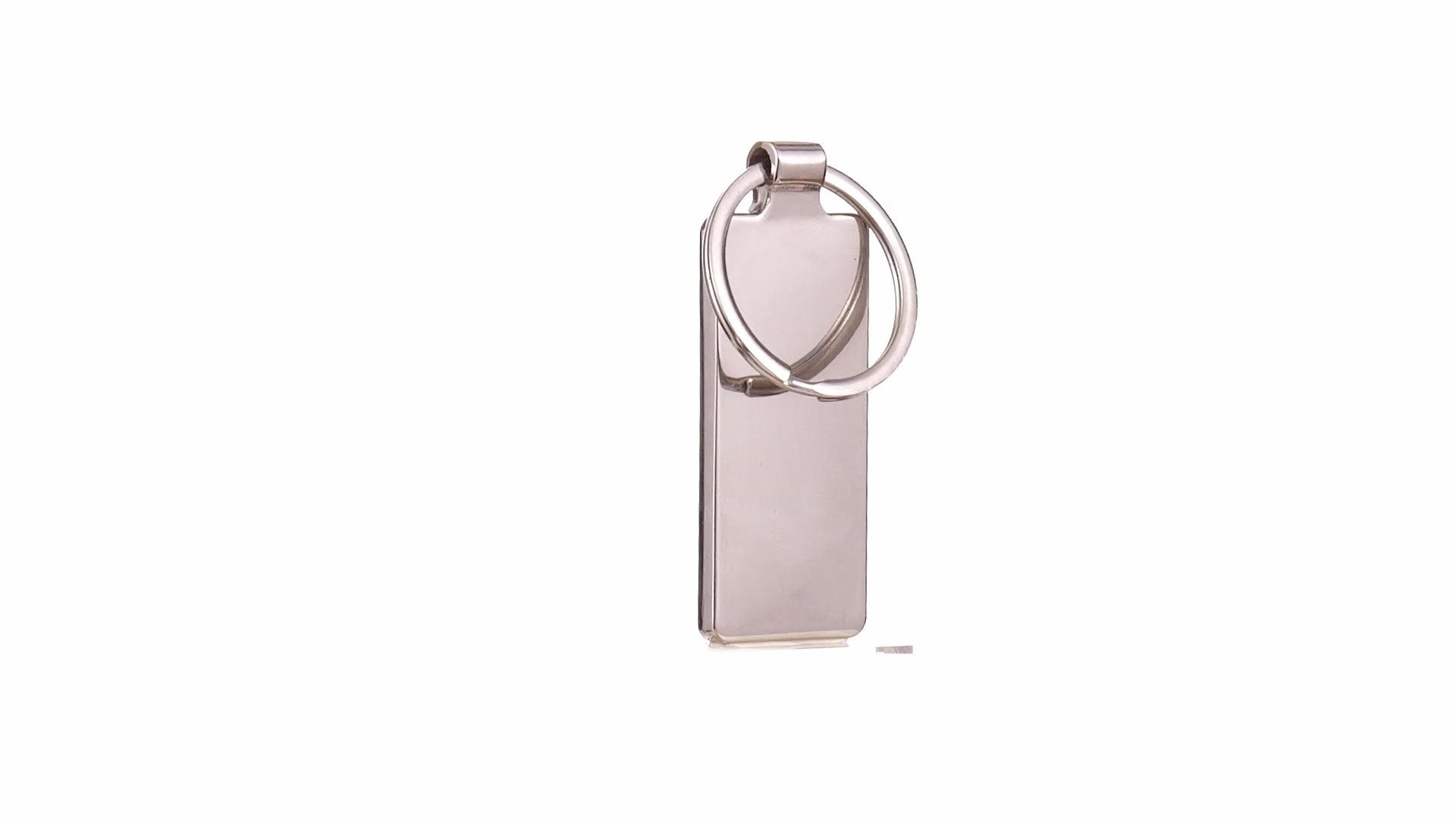 Breloc gravabil dreptunghi 5x3 lemn+metal KO1147S1981 - Green Print