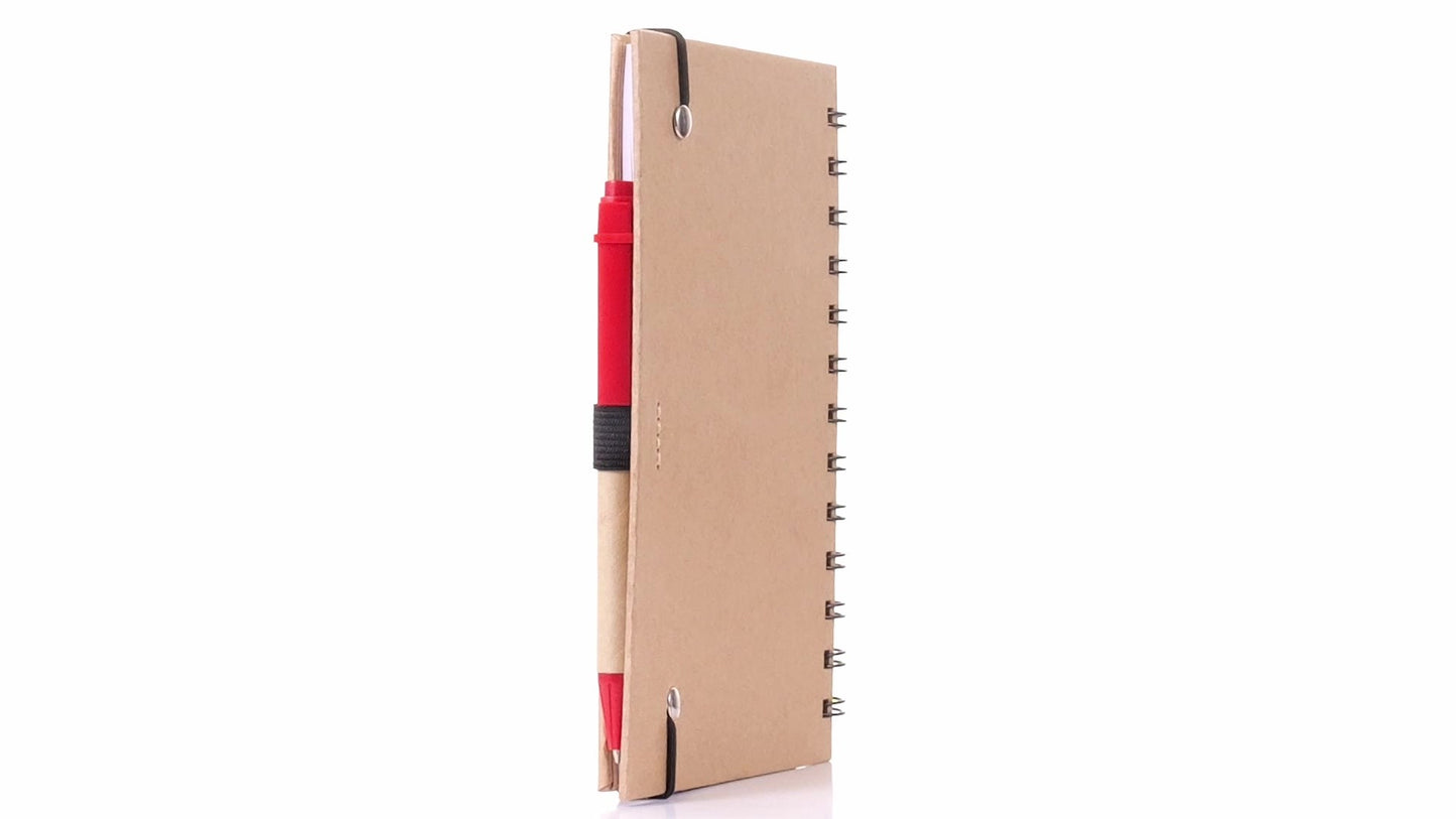 Notebook with calculator and pen 13x18