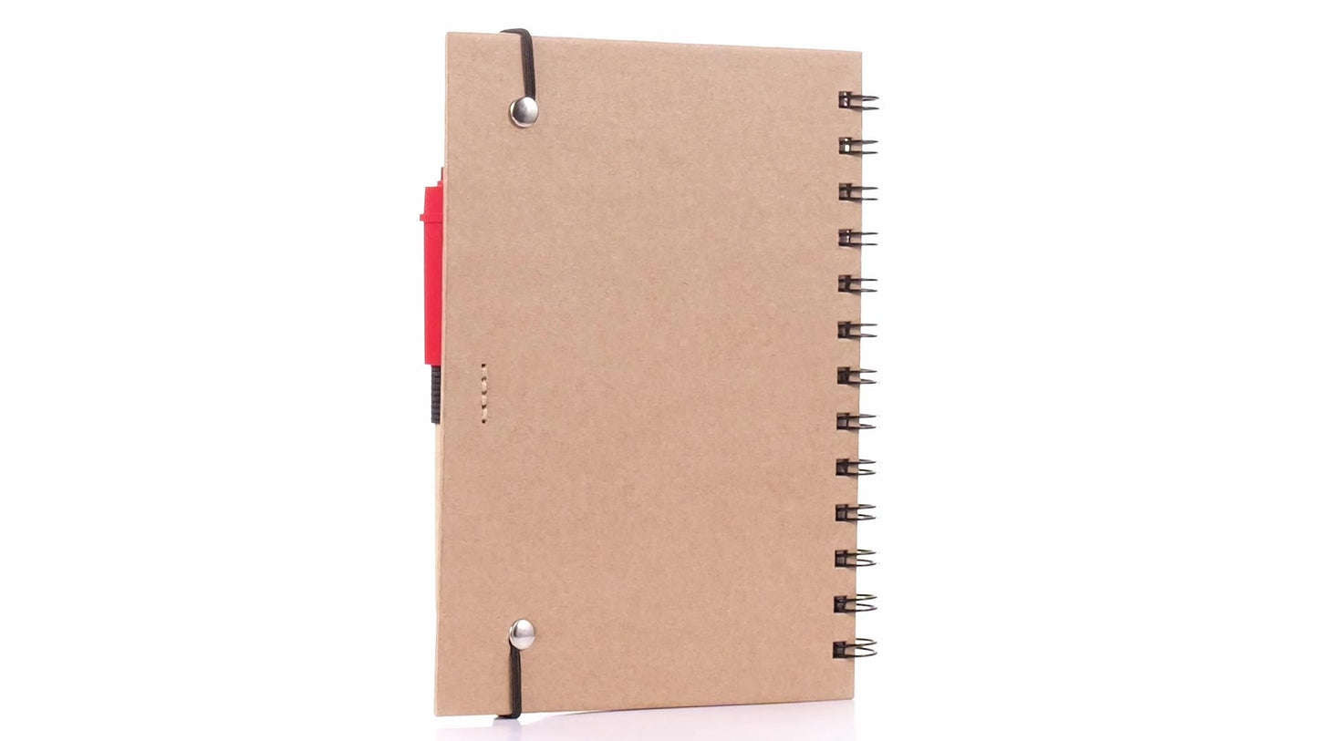 Notebook with calculator and pen 13x18