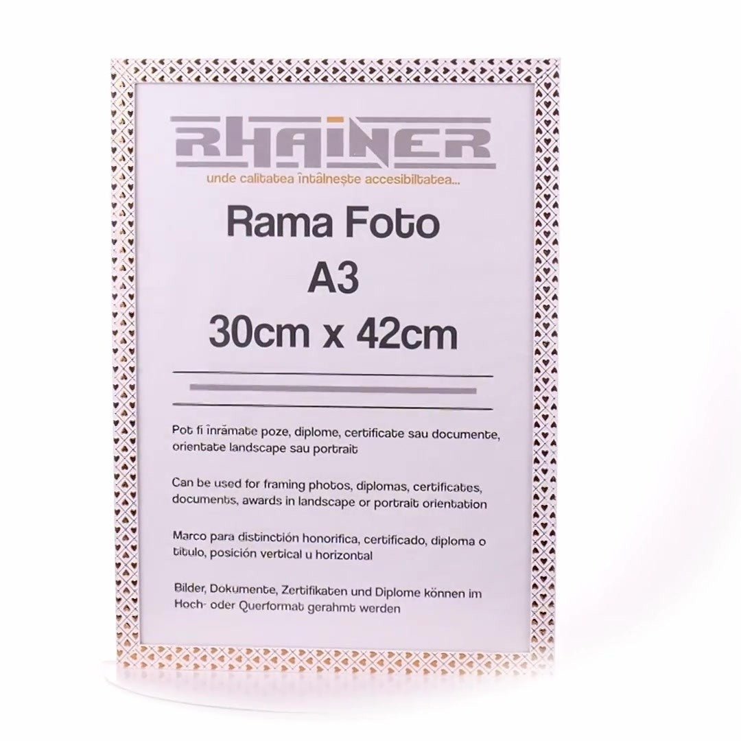 Rama foto Leon inimi aurii A3 FP086A344 - Green Print