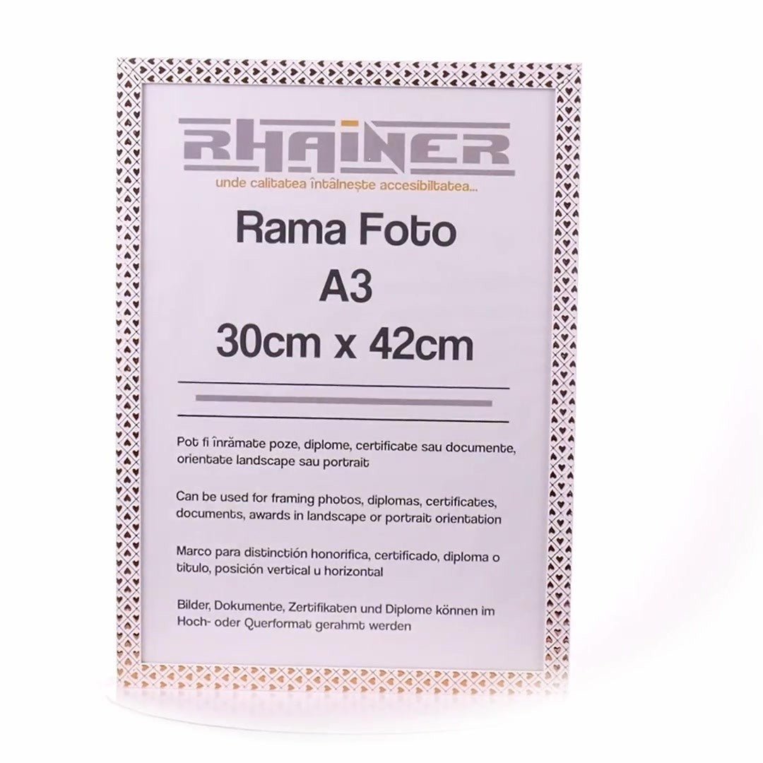 Rama foto Leon inimi aurii A3 FP086A344 - Green Print