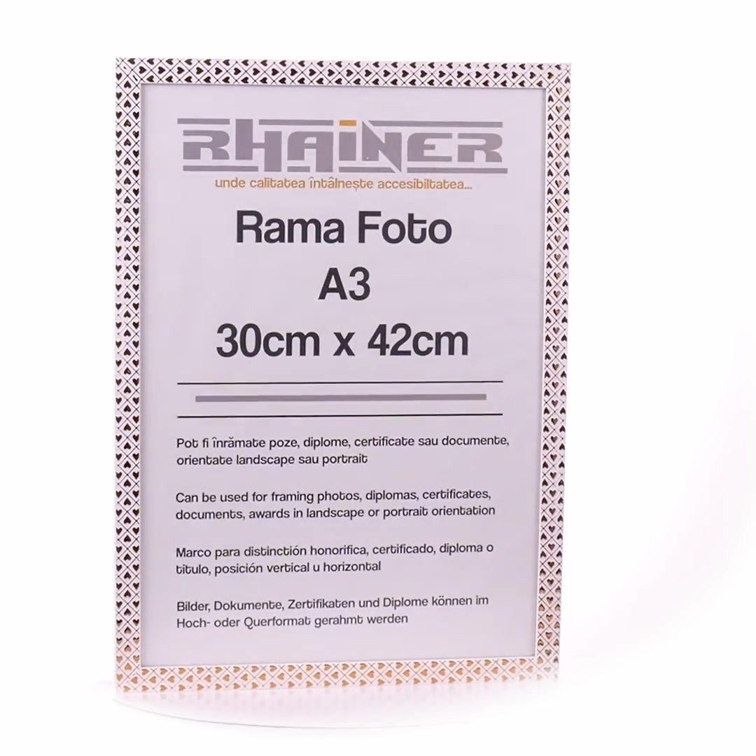 Rama foto Leon inimi aurii A3 FP086A344 - Green Print