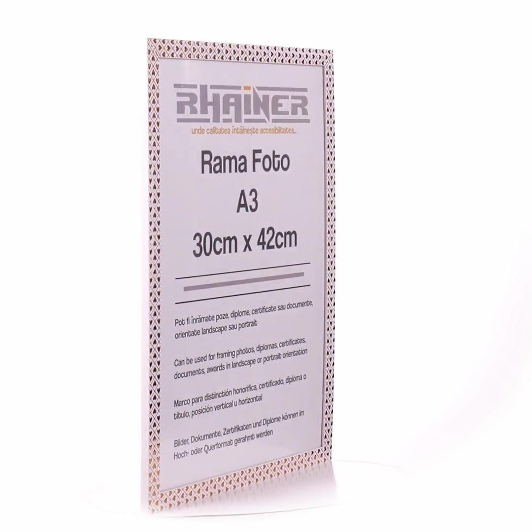 Rama foto Leon inimi aurii A3 FP086A344 - Green Print