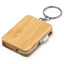 Breloc incarcator 3in1 cu carcasa de lemn