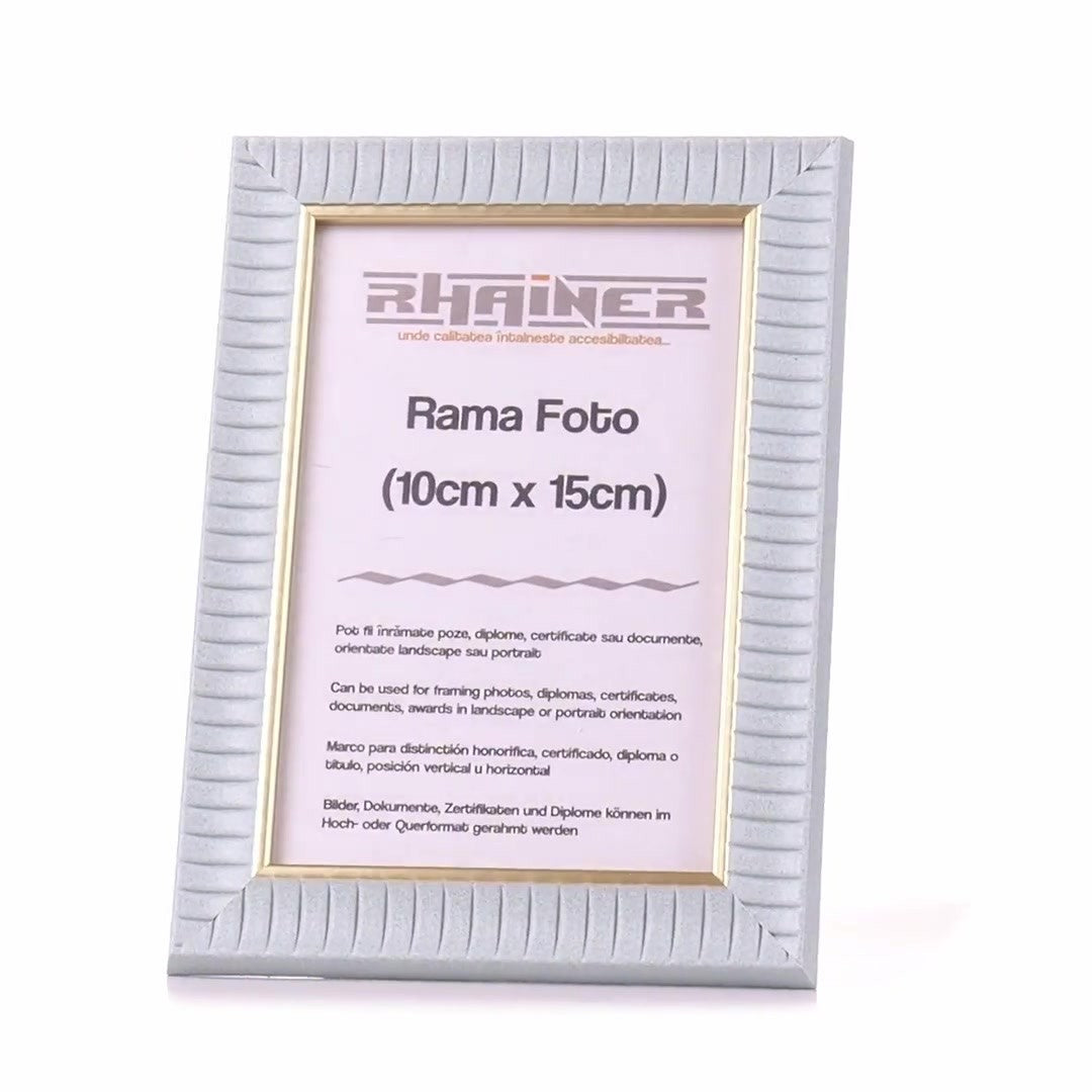 Rama foto Merida bleu+auriu 10x15