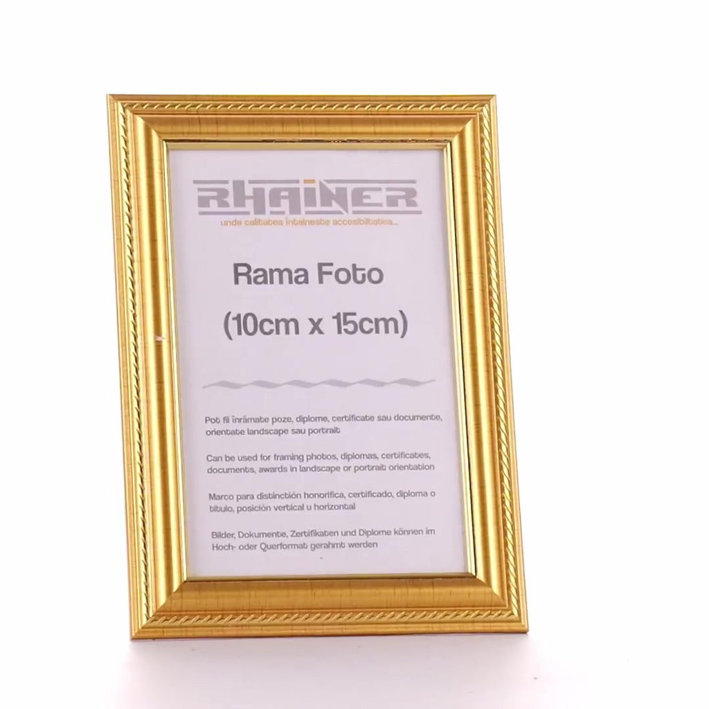 Rama foto Athos auriu 10x15