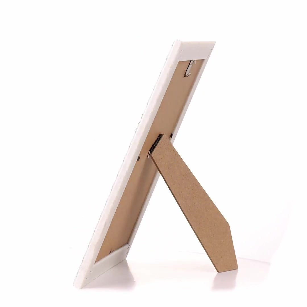 Barrio white+rose gold photo frame A5