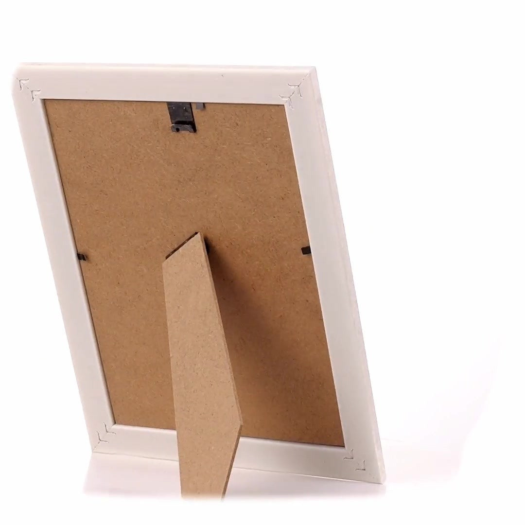Barrio white+rose gold photo frame A5