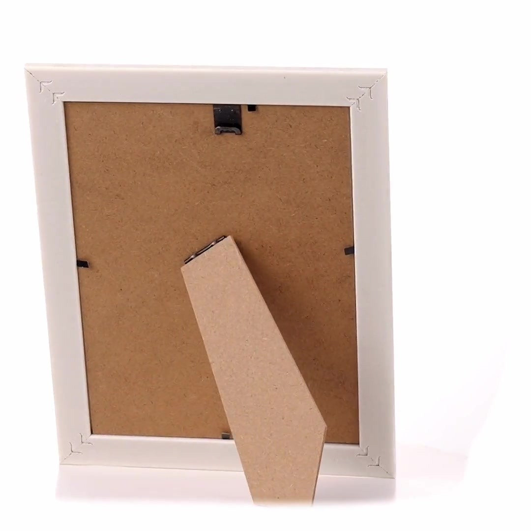 Barrio white+rose gold photo frame A5
