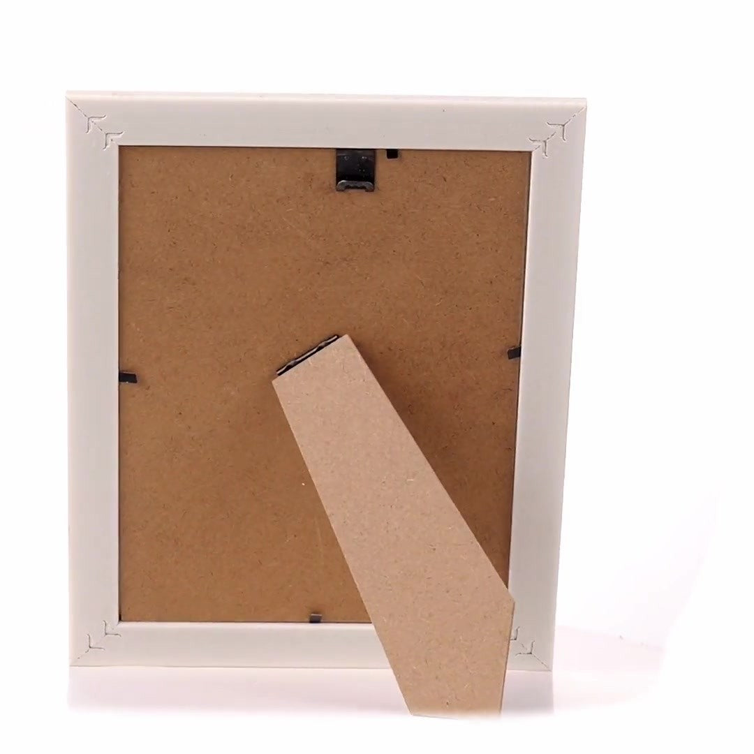 Barrio white+rose gold photo frame A5