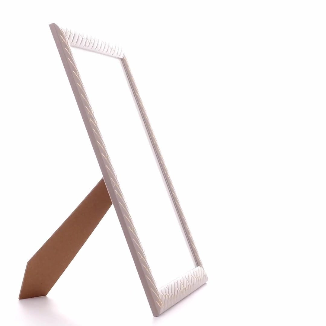 Barrio gray+gold photo frame A4