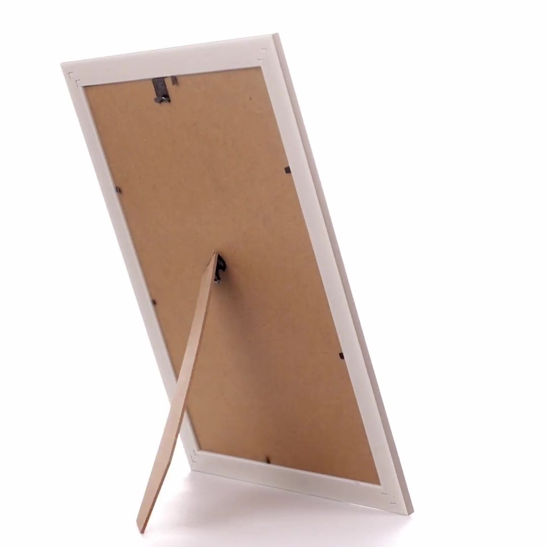 Barrio gray+gold photo frame A4