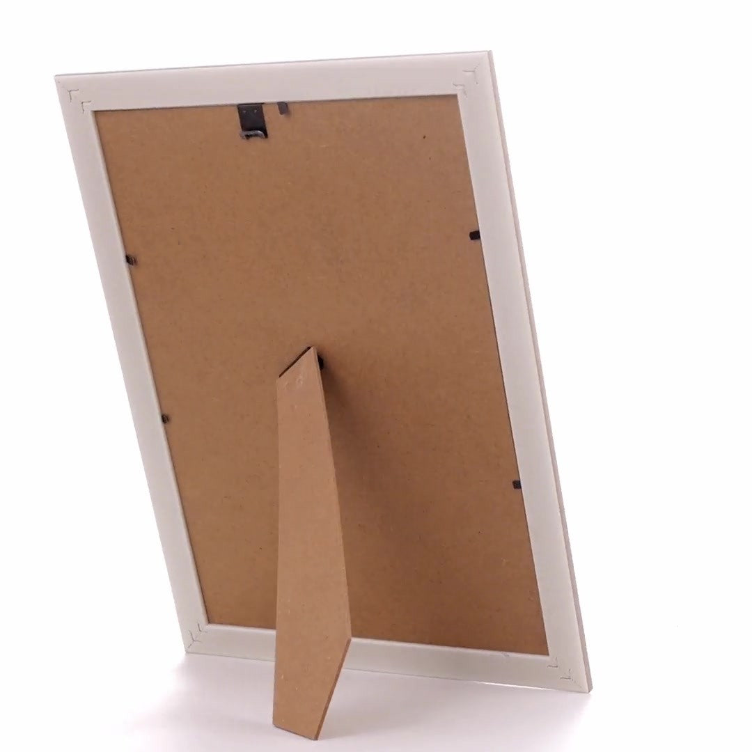 Barrio gray+gold photo frame A4