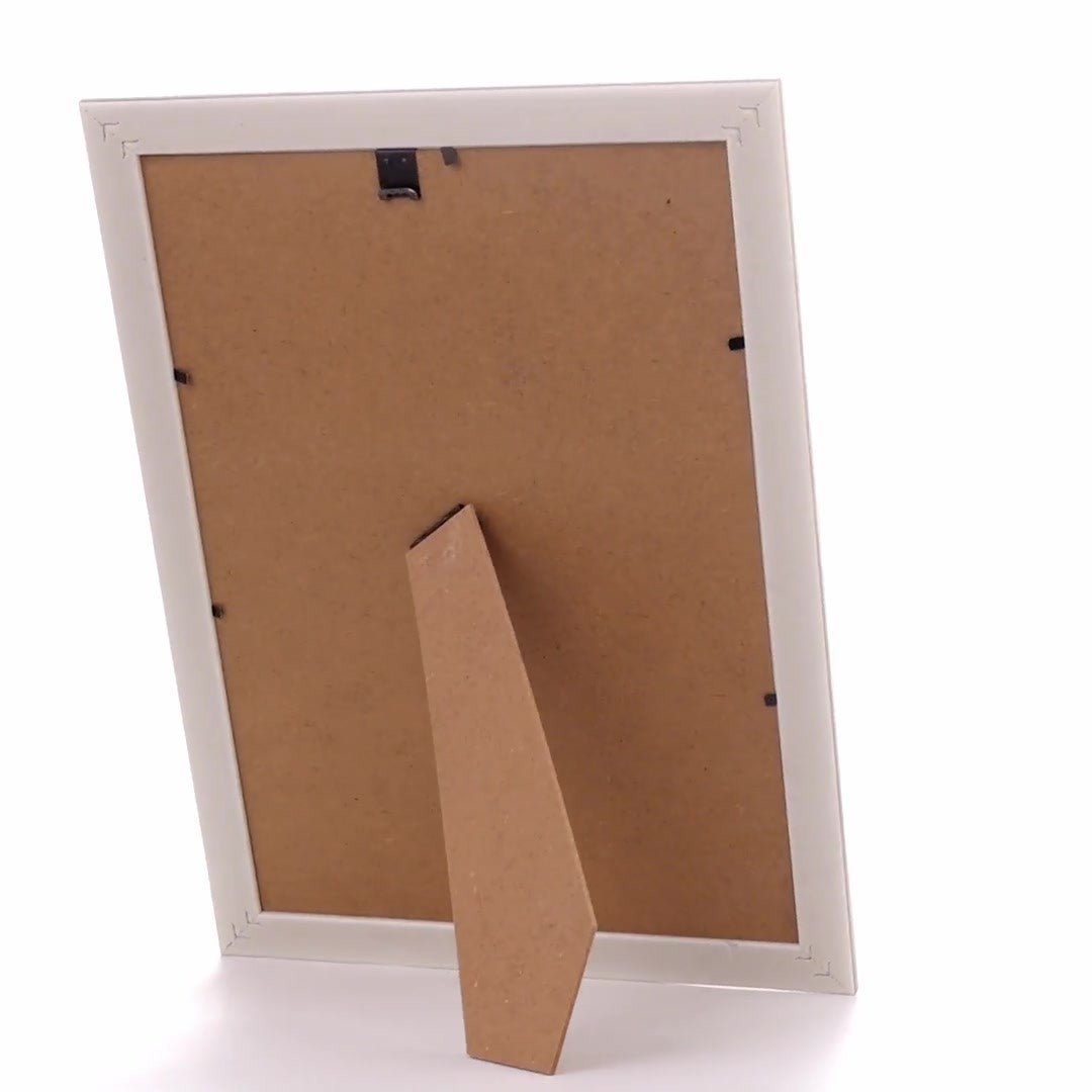 Barrio gray+gold photo frame A4