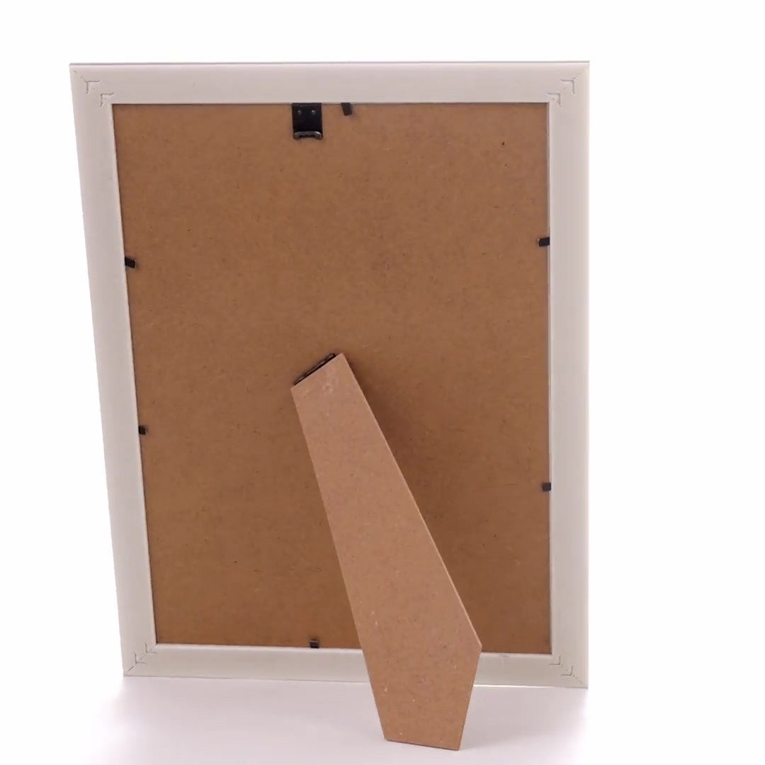 Barrio gray+gold photo frame A4