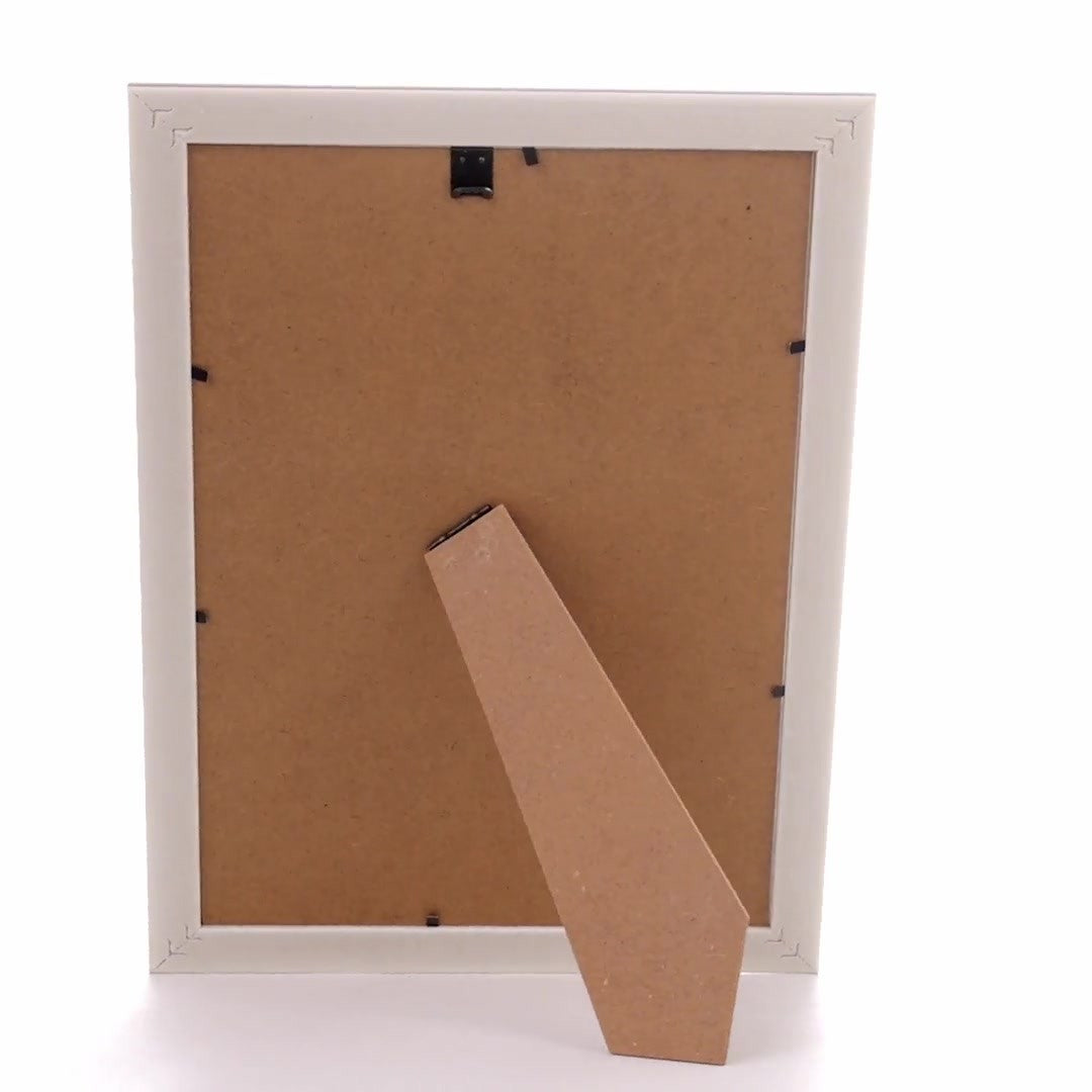 Barrio gray+gold photo frame A4