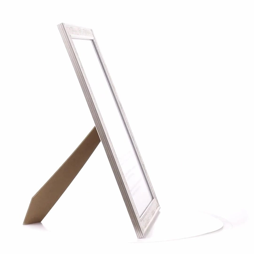 Silver Porto photo frame A4