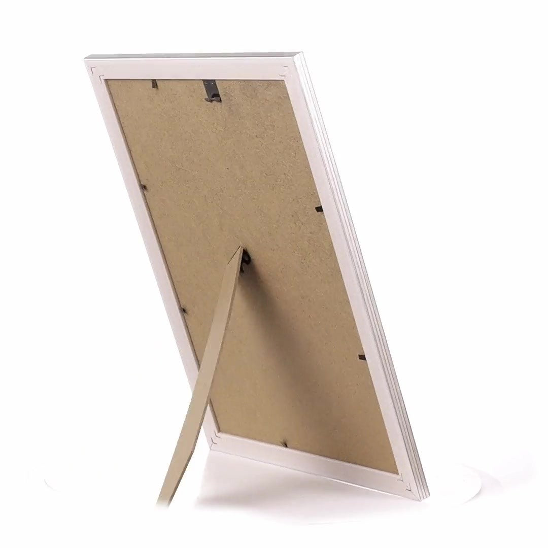 Silver Porto photo frame A4