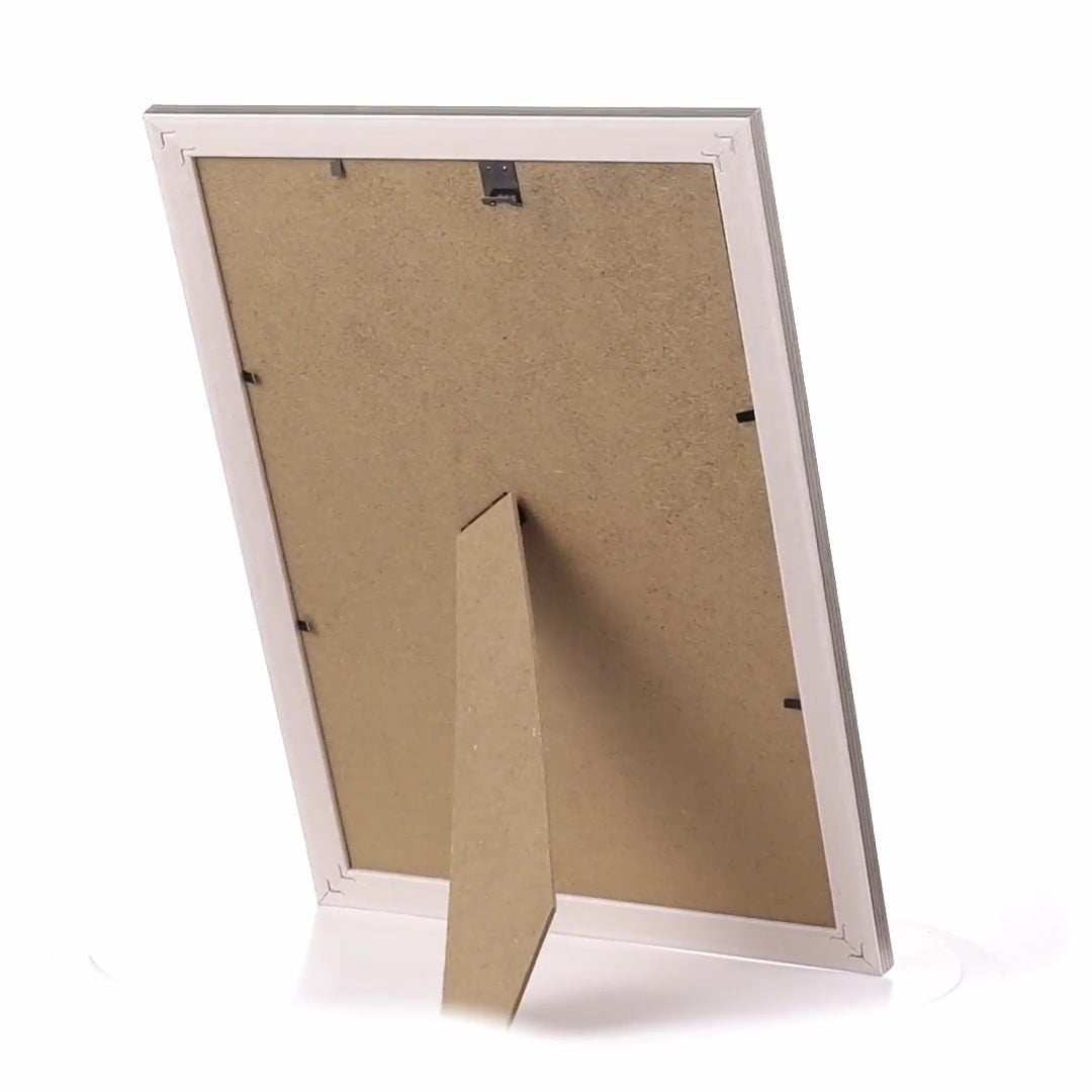 Silver Porto photo frame A4