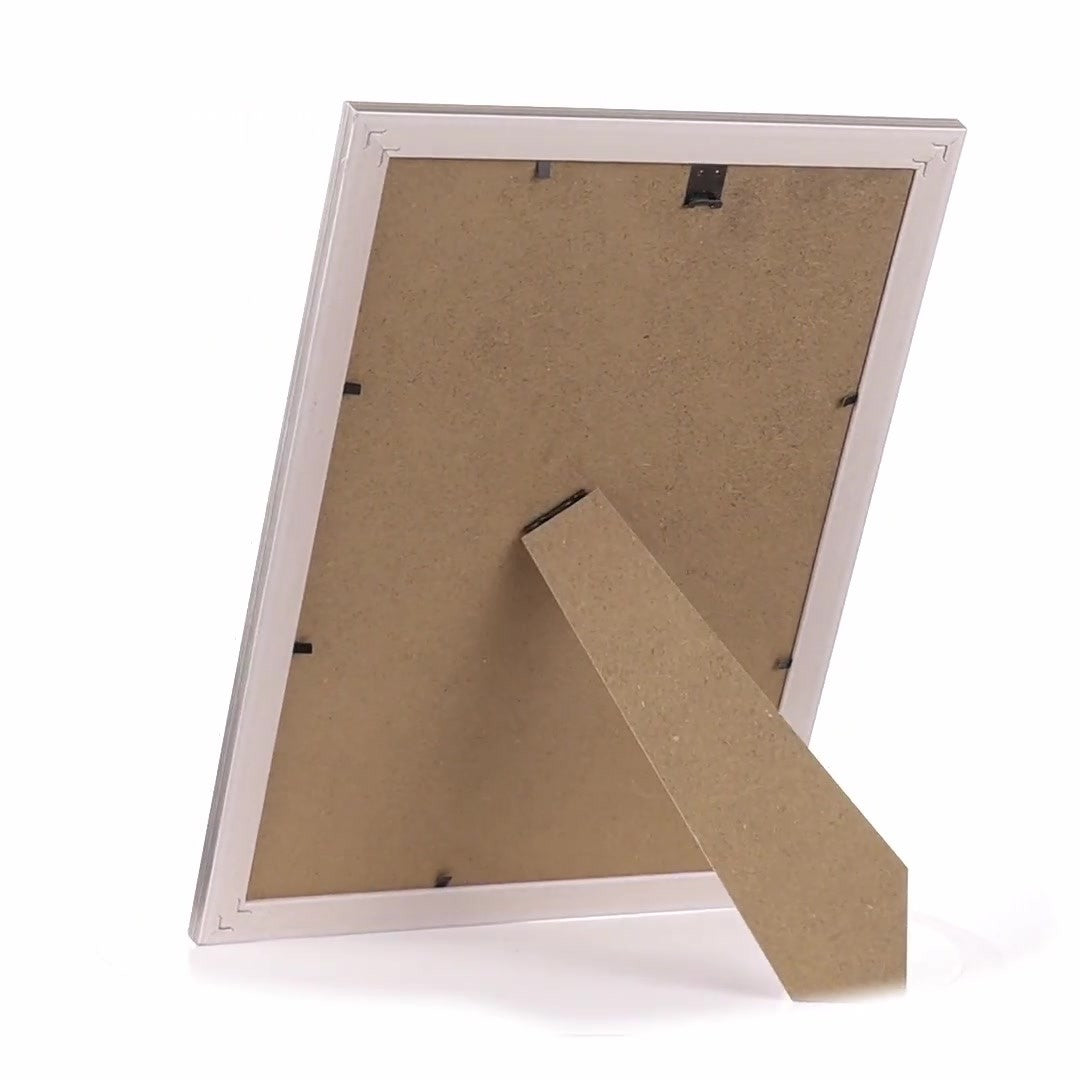 Silver Porto photo frame A4
