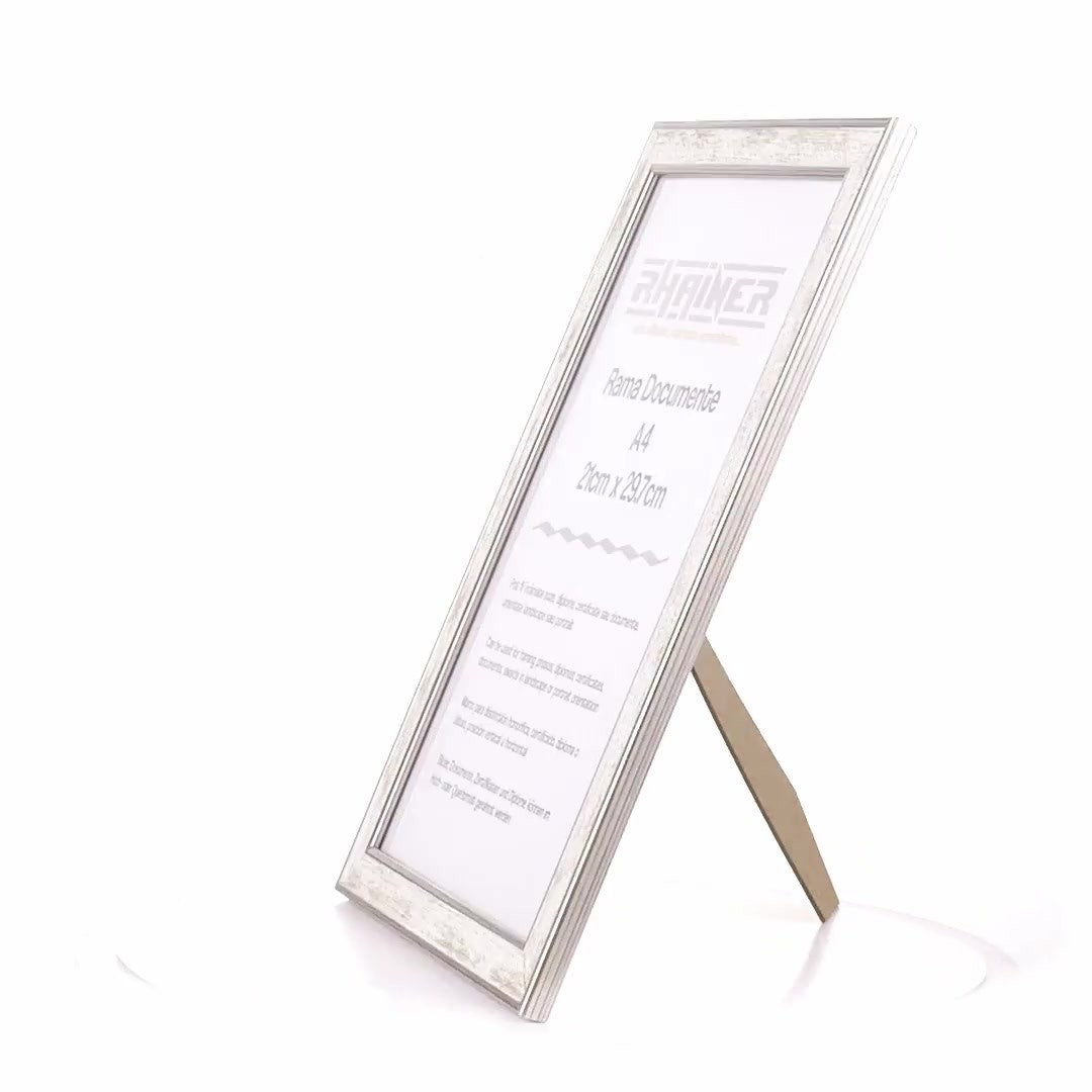 Silver Porto photo frame A4